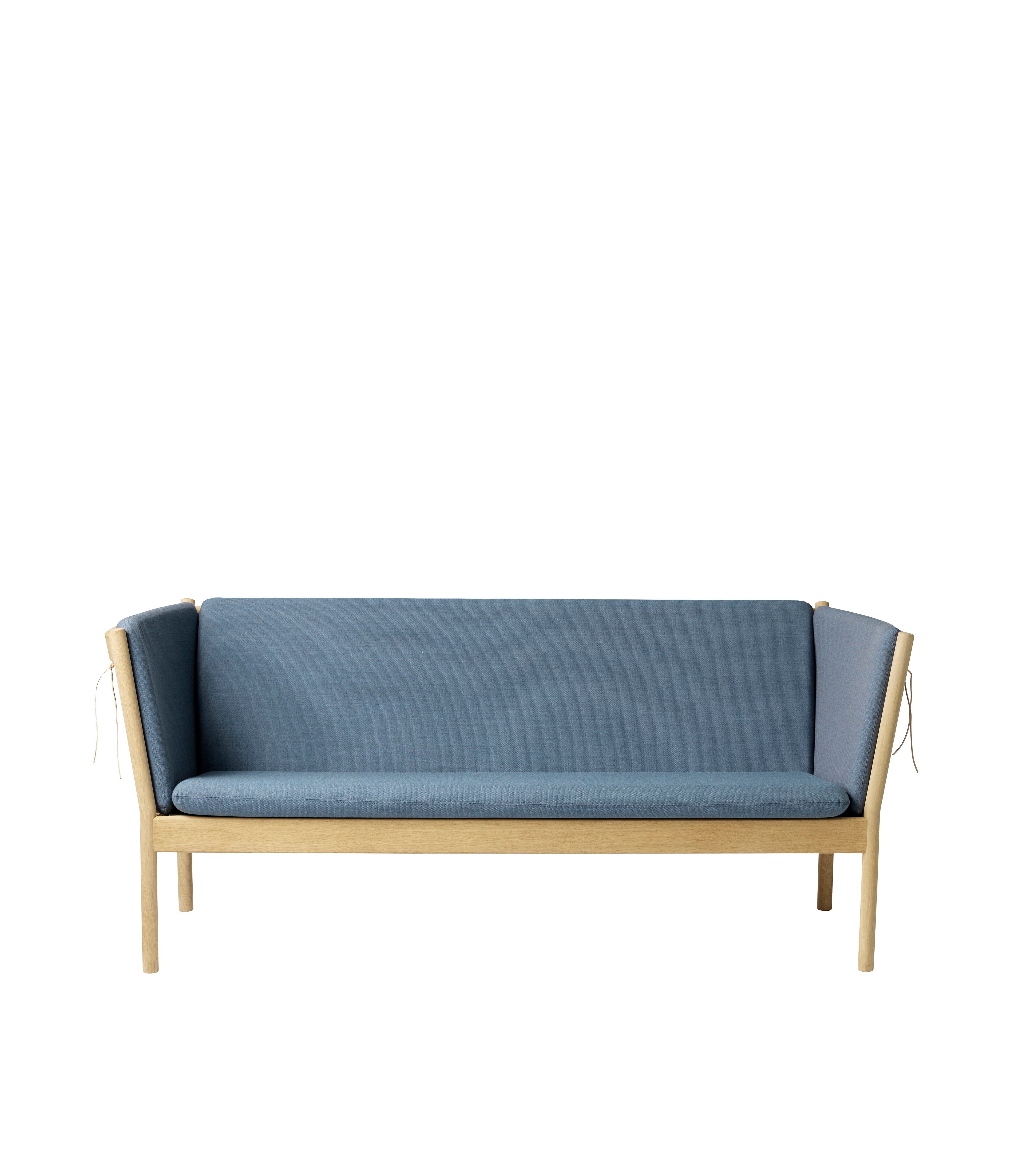 J149 - 3-Sitzer-Sofa - Eiche - Dusty Blue