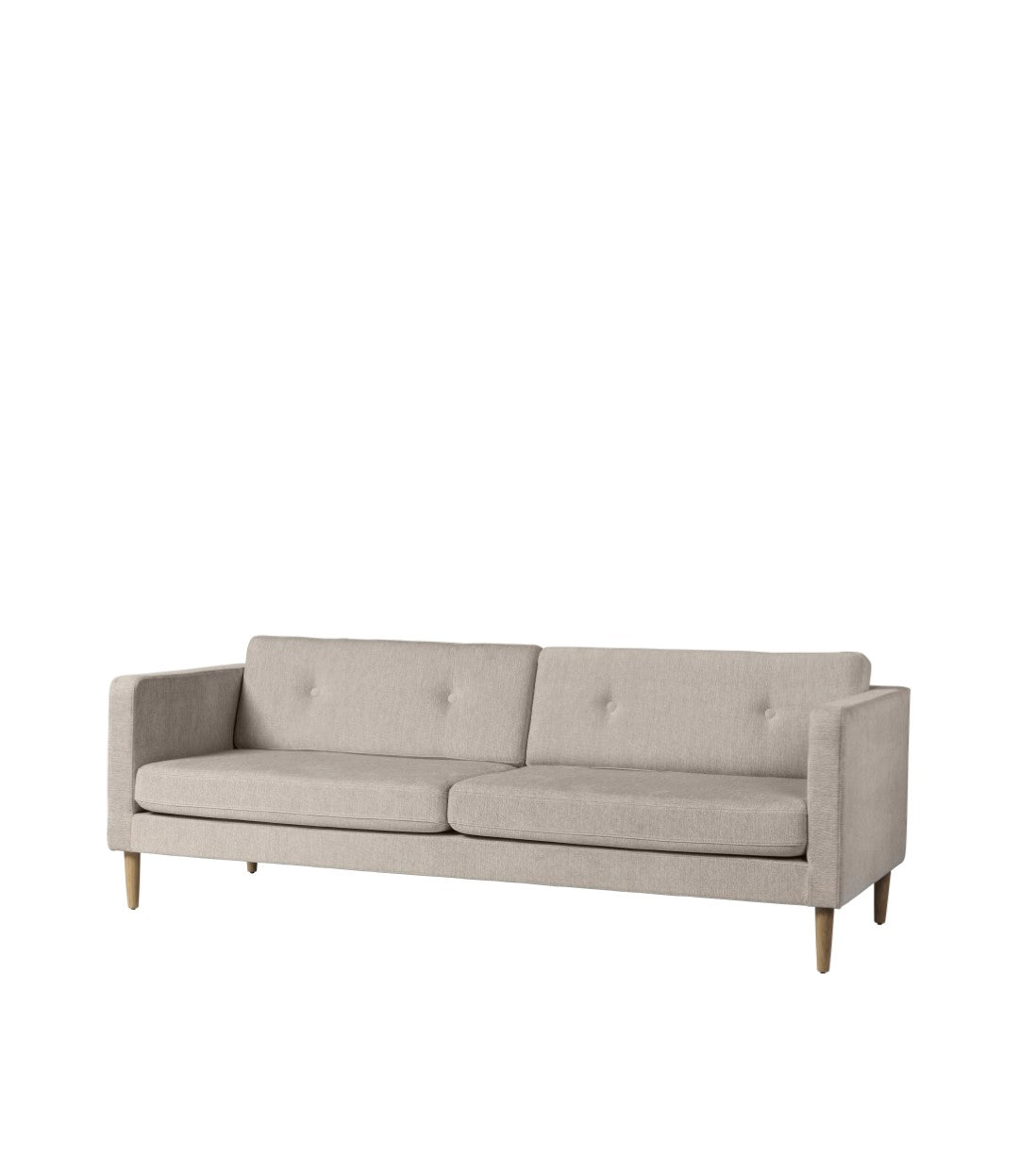 L42 Firhøj - 3-Sitzer-Sofa - Eiche - Beige (213)