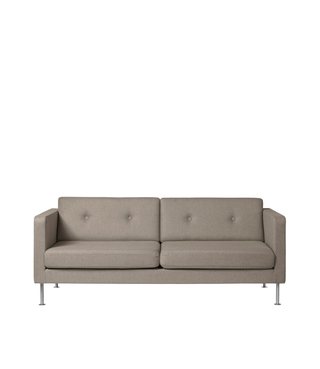 L42 Firhøj - 2,5 pers. sofa - Stål - Beige (61)