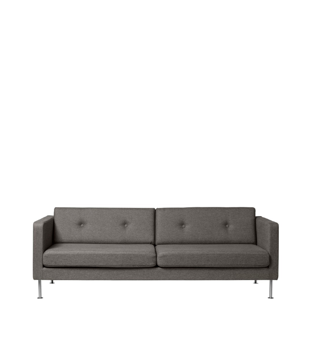 L42 Firhøj - 3-Sitzer-Sofa - Stahl - Grey