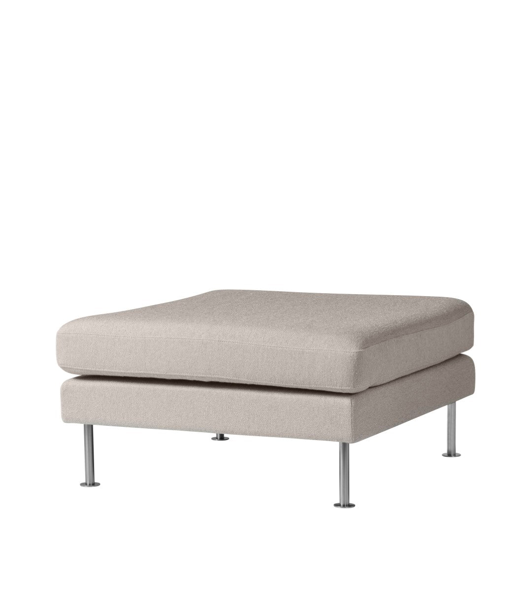 L42 Firhøj - Pouf - Stahl - Beige Grey