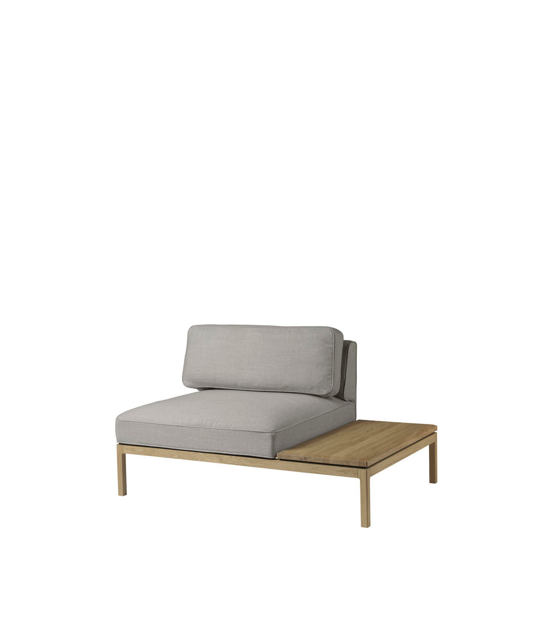 L37 7-9-13 Sofa Højre bordmodul 130 cm i Grey af Thomas E. Alken 