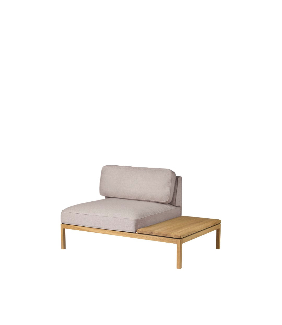 L37 7-9-13 Sofa Højre bordmodul 130 cm i Stone af Thomas E. Alken 